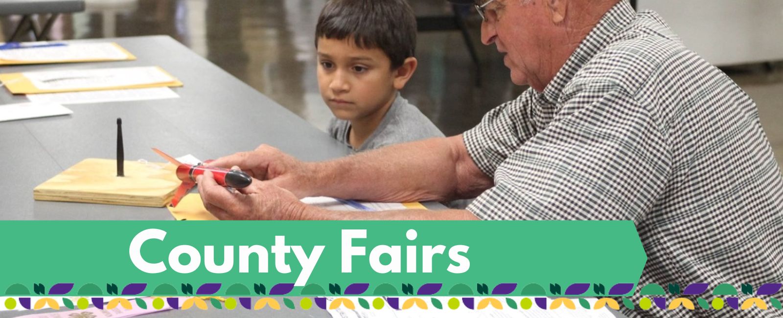 County Fair Banner with Text